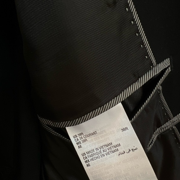 Alfani Classic Black Suit - Picture 3 of 3